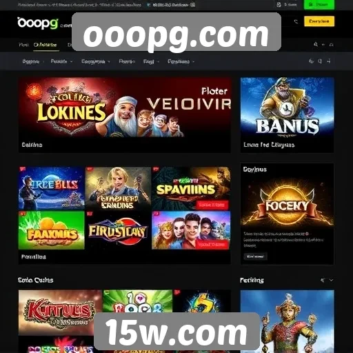 Análise das funcionalidades do site ooopg